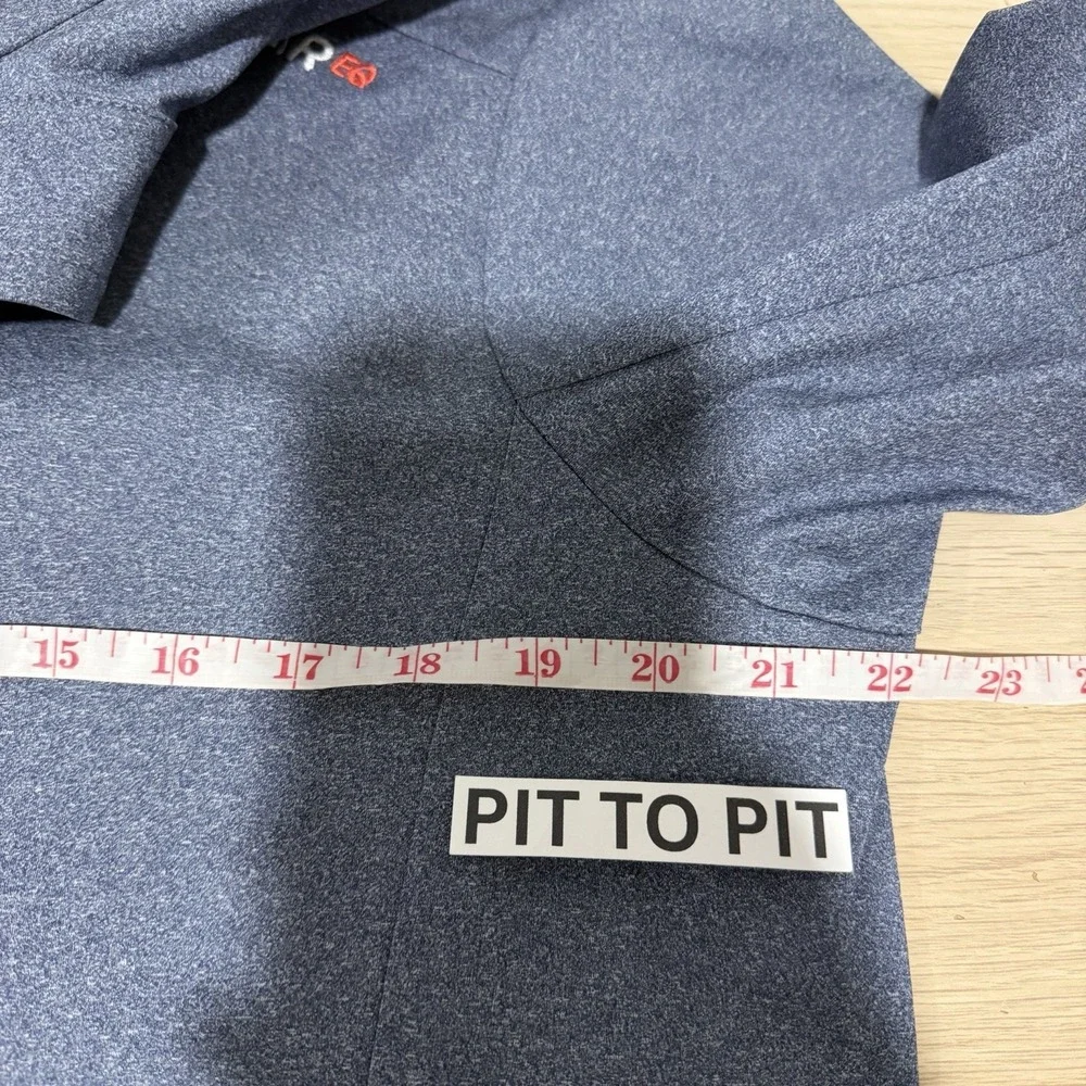 Stellar‎ Equipment The Ultralight Mid T Neck 1/2 Zip Pullover Size L Blue
